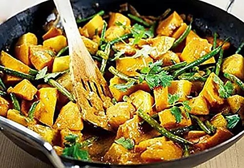 squash and pineapple